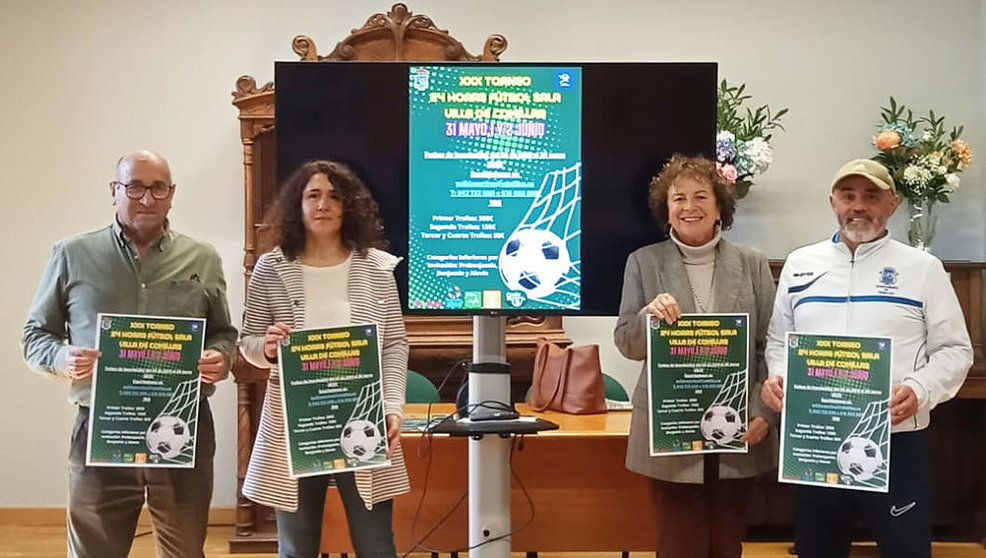 Presentación del XXX Torneo de 24 horas de fútbol sala Villa de Comillas