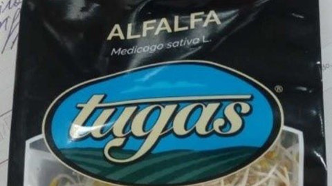 Alertan de la presencia de 'Salmonella' en brotes germinados de alfalfa de una marca que se vende en España